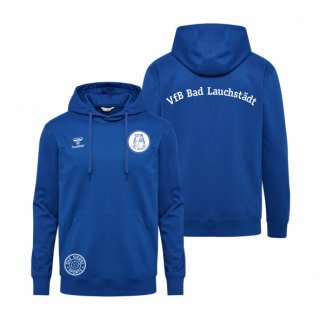 VfB Bad Lauchstdt HMLGO 2.0 Cotton Hoodie Kids true blue 116 ohne Zusatzaufdruck