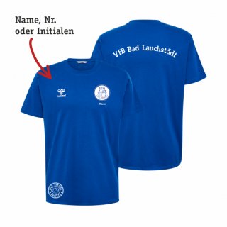 VfB Bad Lauchstdt HMLGO 2.0 Cotton T-Shirt S/S Kids true blue 152 inkl. Name oder Initialen oder Nr.