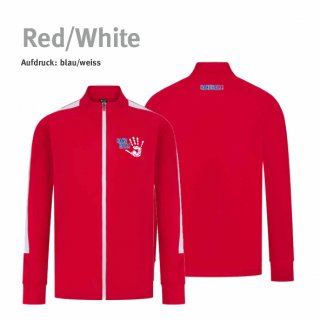 Trainingsjacke Handball!-Collection Unisex red/white XXS blau/weiss