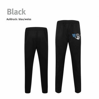 Trainingshose Handball!-Collection Unisex black XXS blau/weiss
