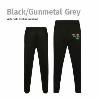 Trainingshose Handball!-Collection Unisex black/gunmetal grey 5XL rainbow