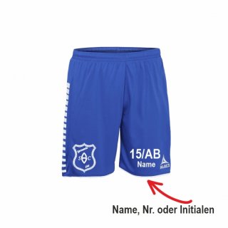 SC Germania List Select Argentina Shorts Kids blau/wei mit Vereinslogo 14 Jahre inkl. Initialen oder Nr. oder Name