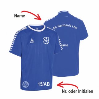 SC Germania List Select Argentina Trikot Kids blau/wei 12 Jahre inkl. Initialen oder Nr. oder Name