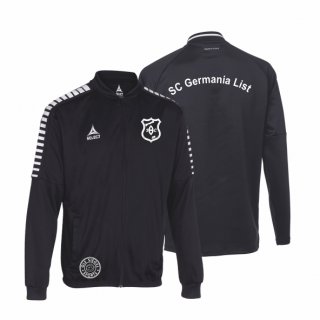 SC Germania List Select Argentina Polyester Zip-Jacke Unisex schwarz/wei M ohne Zusatzaufdruck