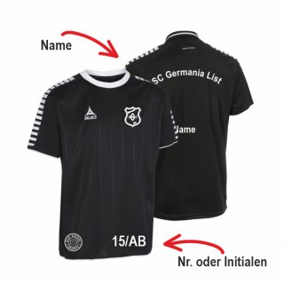 SC Germania List Select Argentina Trikot Unisex schwarz/wei S inkl. Initialen oder Nr. oder Name