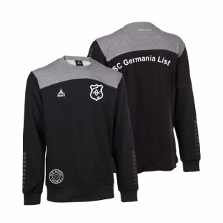 SC Germania List Select Oxford Sweatshirt Unisex schwarz/grau M ohne Zusatzaufdruck
