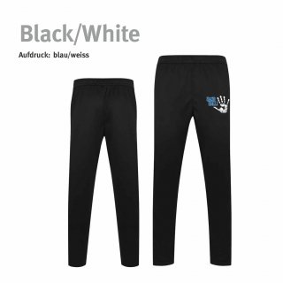 Trainingshose Handball!-Collection Unisex black/white XXS blau/weiss