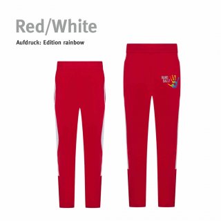 Trainingshose Handball!-Collection Unisex red/white 3XL rainbow