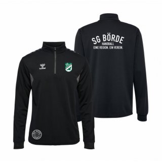 SG Brde HMLAuthentic PL Half Zip Sweat Kids black 140 ohne Zusatzaufdruck
