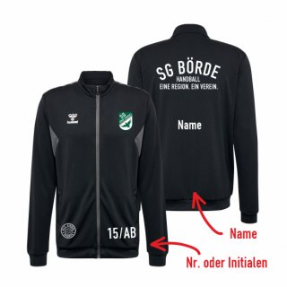 SG Brde HMLAuthentic PL Zip Jacket Kids black 128 inkl. Initialen oder Nr. oder Name