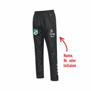 SG Brde HMLCore XK Micro Pant Unisex black mit Vereinslogo 2XL inkl. Initialen oder Nr. oder Name
