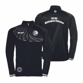 SG VfL W./S. Kempa Wave 26 Poly Jacke Unisex schwarz/anthra M ohne Zusatzaufdruck