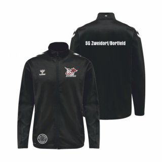 SG ZB hmlCORE XK Poly Zip Sweat Lady black XS ohne Zusatzaufdruck