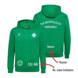 TuS Bothfeld 04 HMLGO 2.0 Cotton Hoodie Kids jelly bean 128 inkl. Initialen oder Nr. oder Name