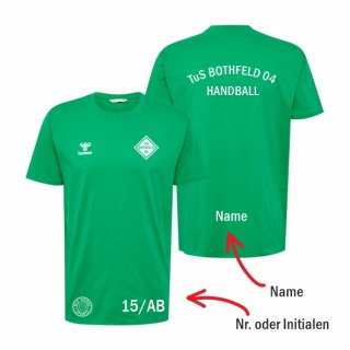 TuS Bothfeld 04 HMLGO 2.0 Cotton T-Shirt S/S Kids jelly bean 128 inkl. Initialen oder Nr. oder Name