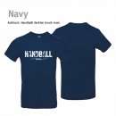 Handball!-Fashion brush mom T-Shirt  Unisex M Navy