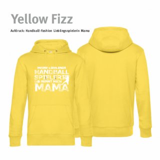 Handball!-Fashion Lieblingsspielerin Mama Hoodie Unisex 3XL Yellow Fizz