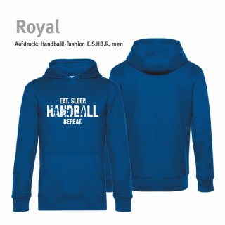 Handball!-Fashion eat.sleep.handball.repeat. men Hoodie Unisex M Royal