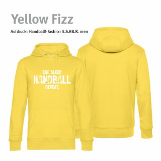 Handball!-Fashion eat.sleep.handball.repeat. men Hoodie Unisex 3XL Yellow Fizz