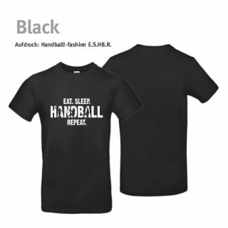 Handball!-Fashion eat.sleep.handball.repeat. T-Shirt  Unisex XS Black