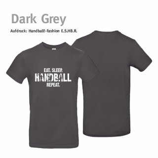 Handball!-Fashion eat.sleep.handball.repeat. T-Shirt  Unisex XS Dark Grey