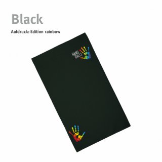 Gstetuch Handball!-Collection black rainbow