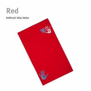 Gstetuch Handball!-Collection red blau/weiss