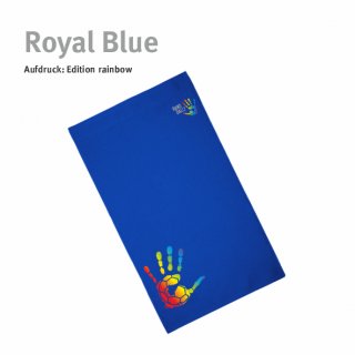 Handtuch Handball!-Collection royal blue Strandtuch: 100 x 180 cm rainbow