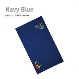 Gstetuch Handball!-Collection navy blue rainbow