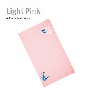 Gstetuch Handball!-Collection light pink blau/weiss