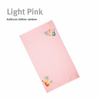 Gstetuch Handball!-Collection light pink rainbow
