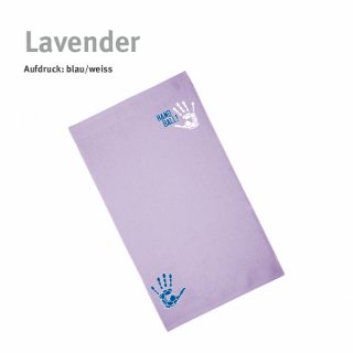 Gstetuch Handball!-Collection lavender blau/weiss