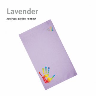 Handtuch Handball!-Collection lavender Strandtuch: 100 x 180 cm rainbow