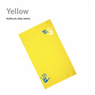 Gstetuch Handball!-Collection yellow blau/weiss