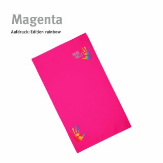 Gstetuch Handball!-Collection magenta rainbow