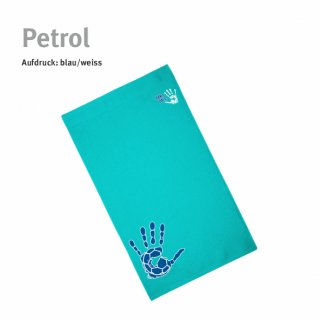 Handtuch Handball!-Collection petrol Handtuch: 50 x 100 cm blau/weiss