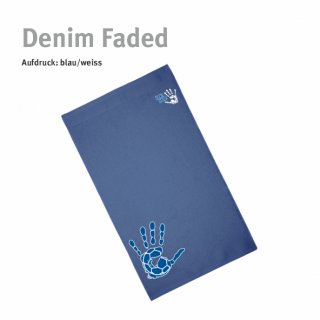 Handtuch Handball!-Collection denim faded Handtuch: 50 x 100 cm blau/weiss