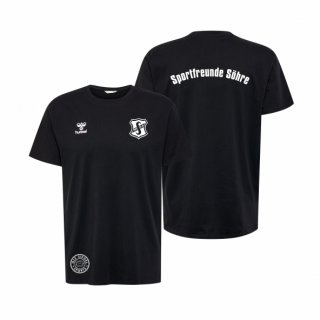 Sportfreunde Shre HMLGO 2.0 Cotton T-Shirt S/S Unisex black L ohne Zusatzaufdruck