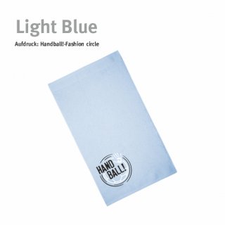 Handball!-Fashion circle Handtuch Badetuch: 70 x 140 cm light blue