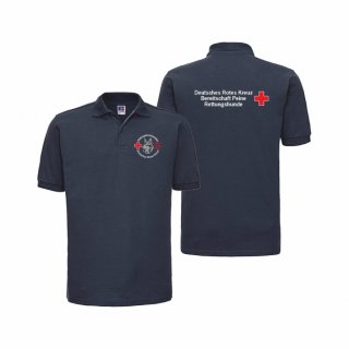 DRK Hundestaffel Peine Poloshirt Unisex french navy L