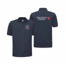 DRK Hundestaffel Peine Poloshirt Unisex french navy L