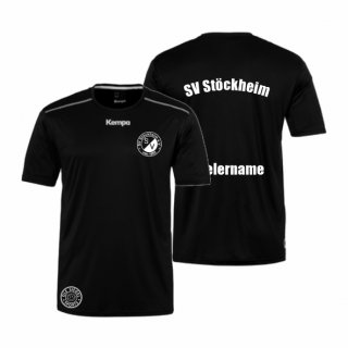 SV Stckheim Kempa Poly Shirt Unisex schwarz XL inkl. Name