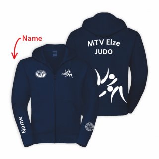 MTV Elze Judo Hoodie-Jacke Kids new french navy 9/11 (ca. 134/146) inkl. Name