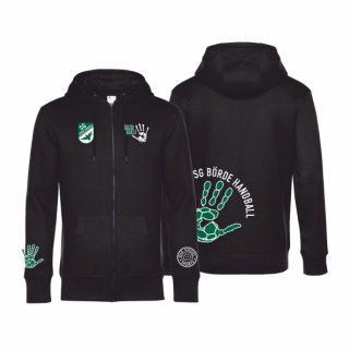 SG Brde HB Kids Sweatjacke jet black 9/11 (ca. 134/146) ohne Zusatzaufdruck