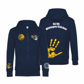 SG VfL Wittingen/Stcken Kids HB Hoodiejacke new french navy 12/13 (ca. 152/158) ohne Zusatzaufdruck