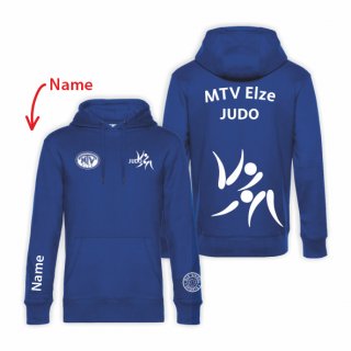 MTV Elze Judo Hoodie Minis royal blue 110/116 inkl. Name