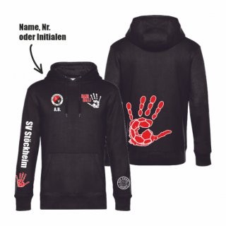 SV Stckheim Basic Hoodie Minis jet black 110/116 inkl. Initialen oder Nr. oder Name