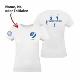 TSV Thiede Kinderturnen T-Shirt Lady wei 3XL inkl. Name oder Nr. oder Initialen