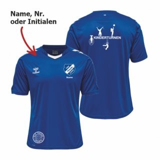 TSV Thiede Kinderturnen hmlCore XK Poly Jersey S/S Unisex true blue 2XL inkl. Name oder Nr. oder Initialen