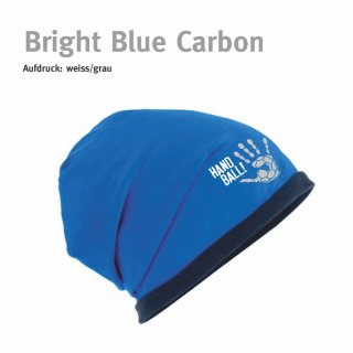 Beanie Handball!-Collection bright blue carbon